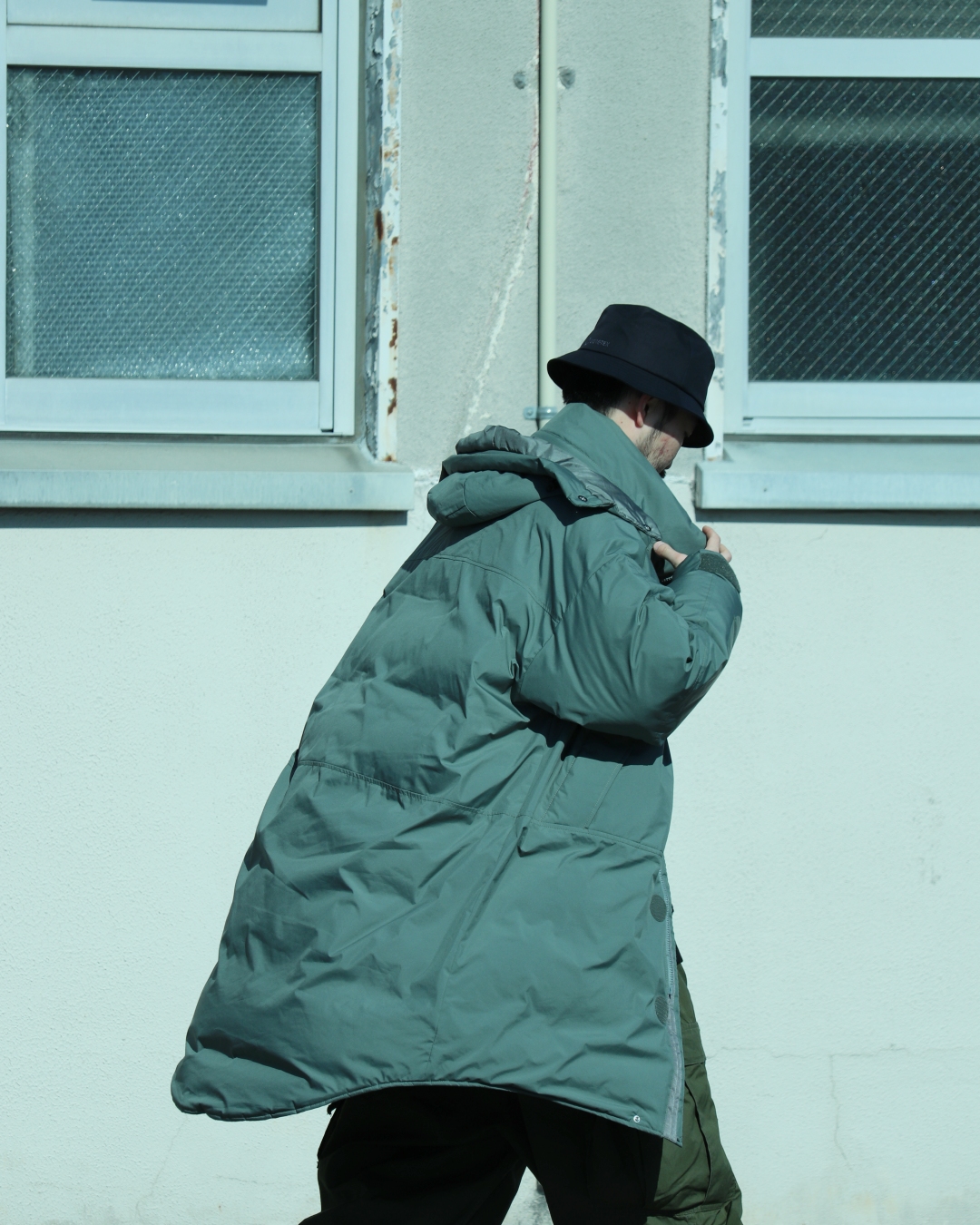 the north face purple label down coat