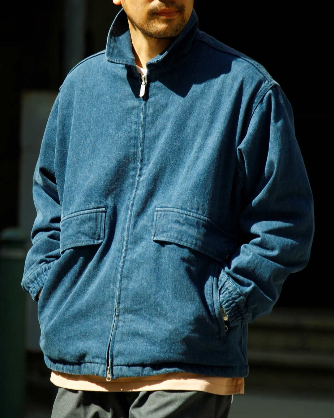 purple label denim field jacket 