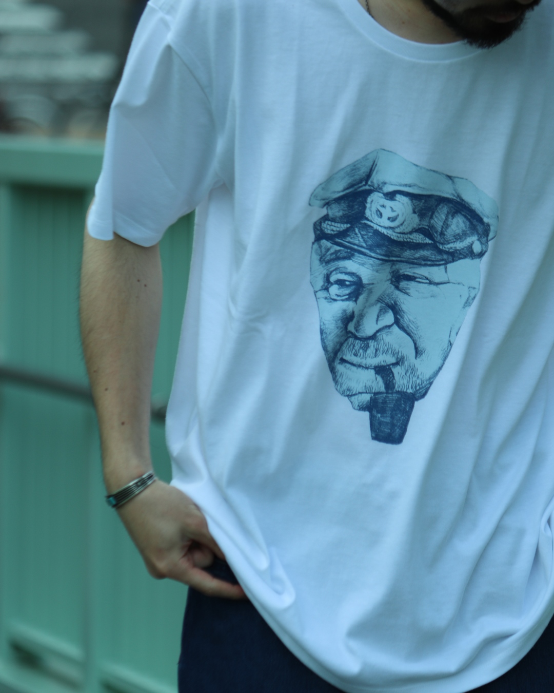 nanamica / 海を感じるグラフィックTee