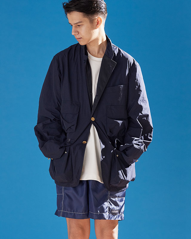 nanamica SUAS021 Club Jacketナイロンタフタ