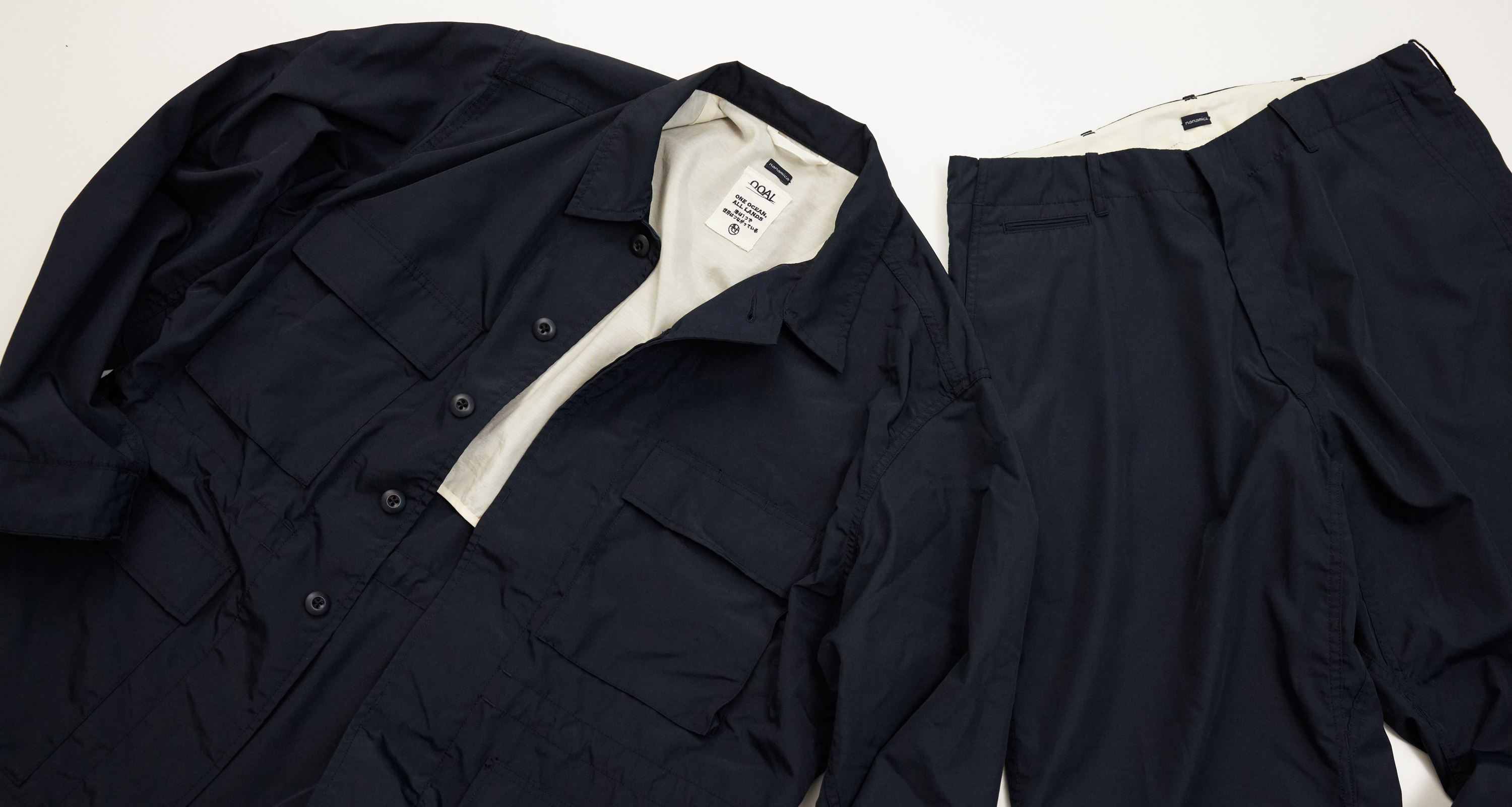 nanamica wind pullover shirt