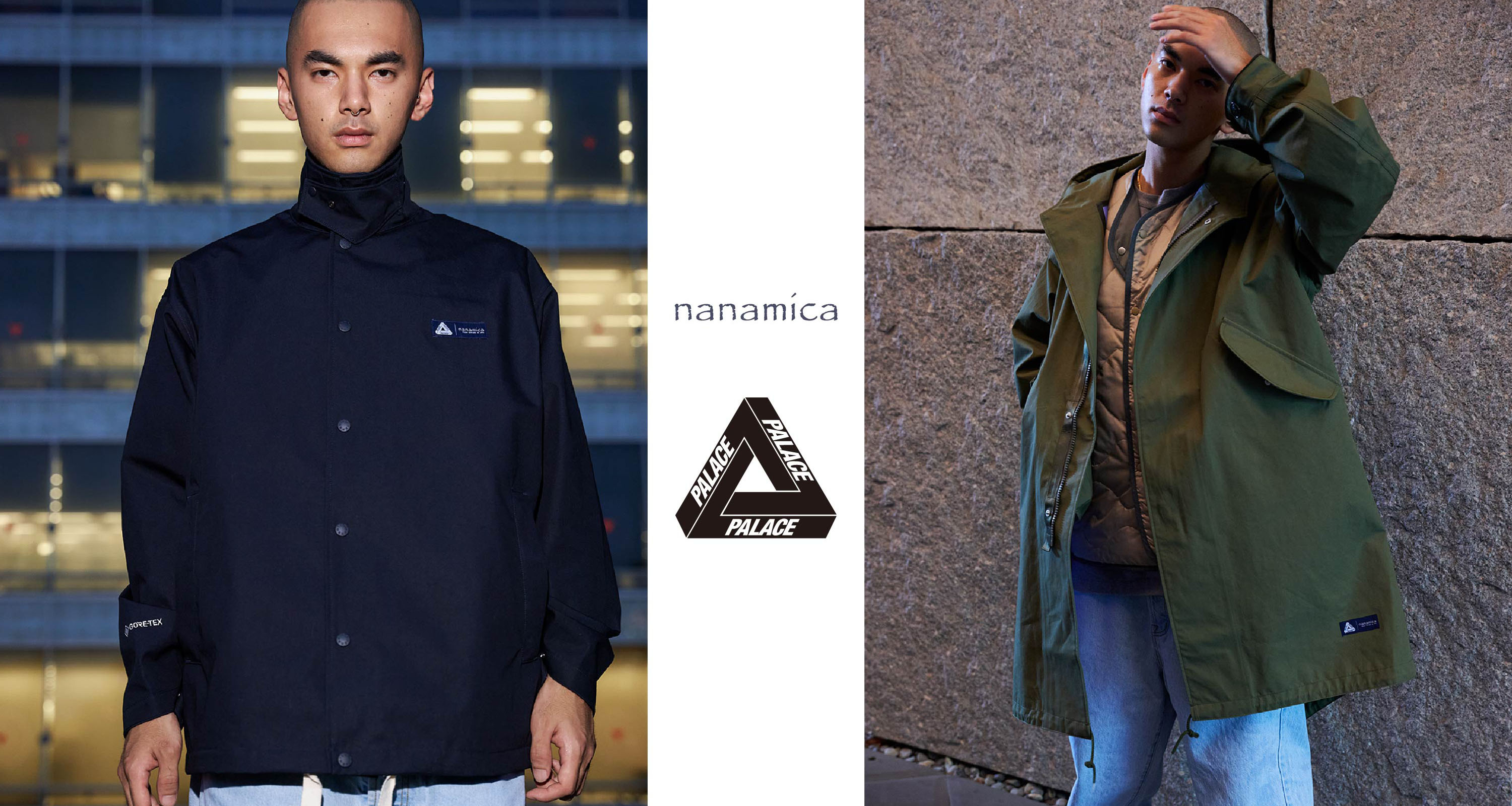 nanamica / ONLINE STORE nanamica【Mock Neck Stripe Sweat Shirt】